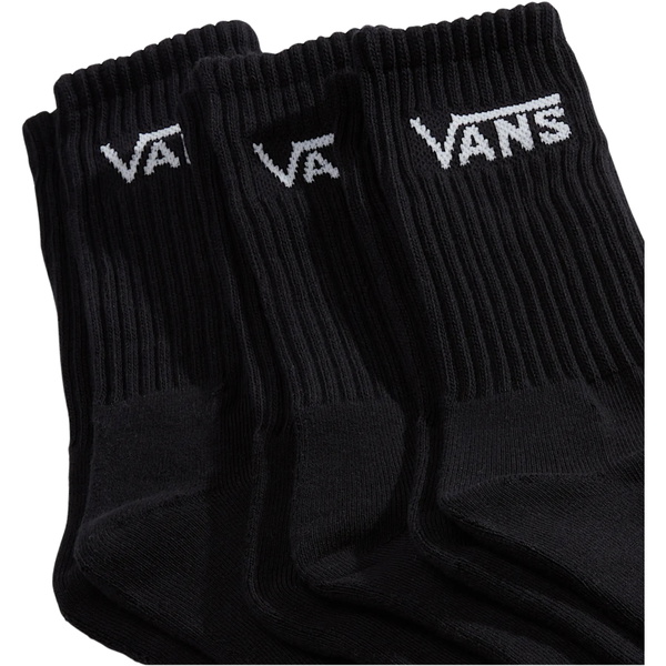 2026 Vans Classic Crew Socks (6 Pairs) VN000QCBBLK1 - Black